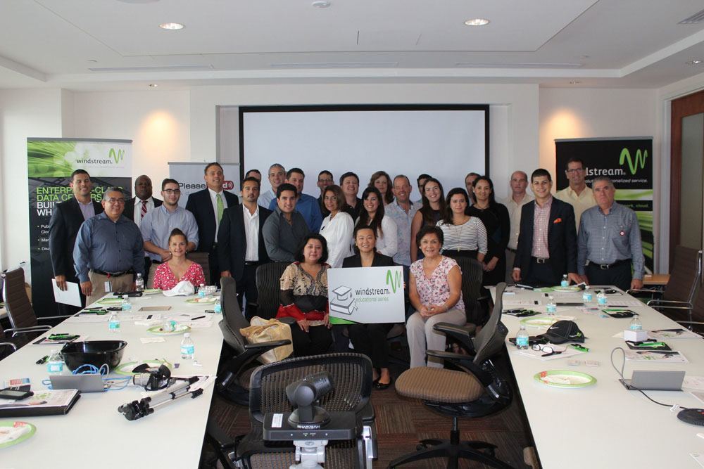 Attendees to the Lunch & Learn Event sponsored by Windstream Sept. 17th, 2014 in Miami, FL.